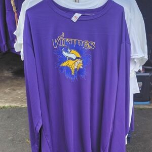 Purple Vikings Long Sleeve Shirt